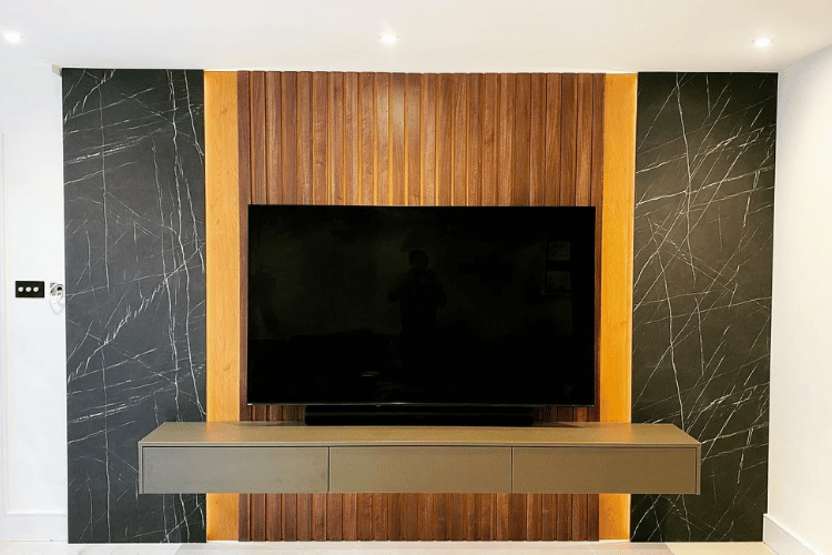 Fitted Media Wall Unit