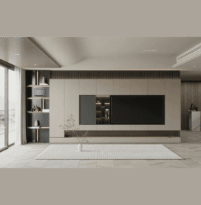 Bespoke luxury media wall